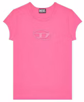 (Women) DIESEL OVAL-D Series Slim Fit Logo T-Shirt Fluorescent Pink A062680AFAA-3AP (Women) DIESEL OVAL-D Series Slim Fit Logo T-Shirt Fluorescent Pink A062680AFAA-3AP