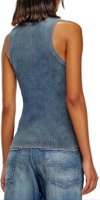 (Women) DIESEL OVAL-D Slim Fit Tank Top with Metal Logo Women’s Blue. A148170ANAH-8AT Purchase (Women) DIESEL OVAL-D Slim Fit Tank Top with Metal Logo Women’s Blue. A148170ANAH-8AT