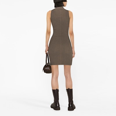 (Women) DIESEL OVAL-D SS23 Brown Slim-Fit Sleeveless Dress with Logo Cutout. A094630DLAX-937 Shop (Women) DIESEL OVAL-D SS23 Brown Slim-Fit Sleeveless Dress with Logo Cutout. A094630DLAX-937