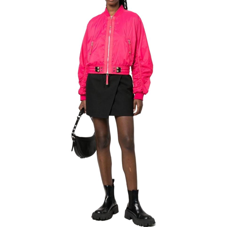 Lookbook (W) Diesel 粉色棒球領拉鍊長袖外套 A084500BIAM-38H