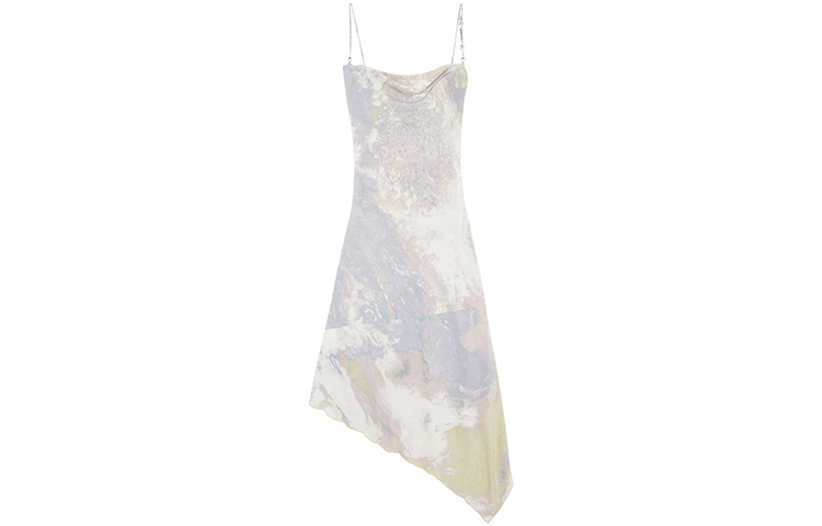 Order (W) DIESEL 紫色扎染修身无袖休闲女坦克连衣裙. A110410QFAX