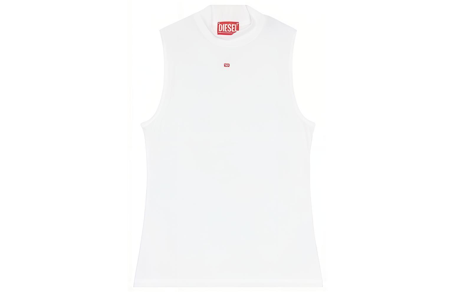 (Women) Diesel Slim-Fit Tank Top with Solid Logo Design A103970BLAN-100