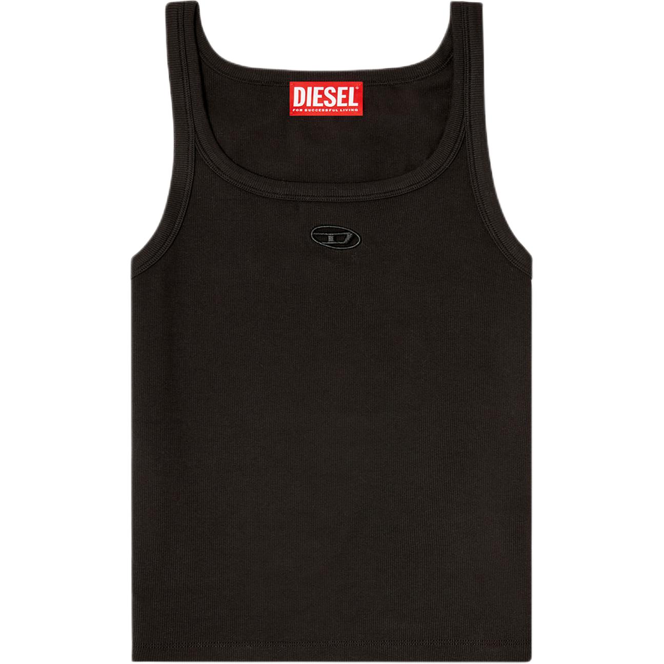 (Women) Diesel Slim Fit Ribbed Solid Tank Top A217200EJAI9XX