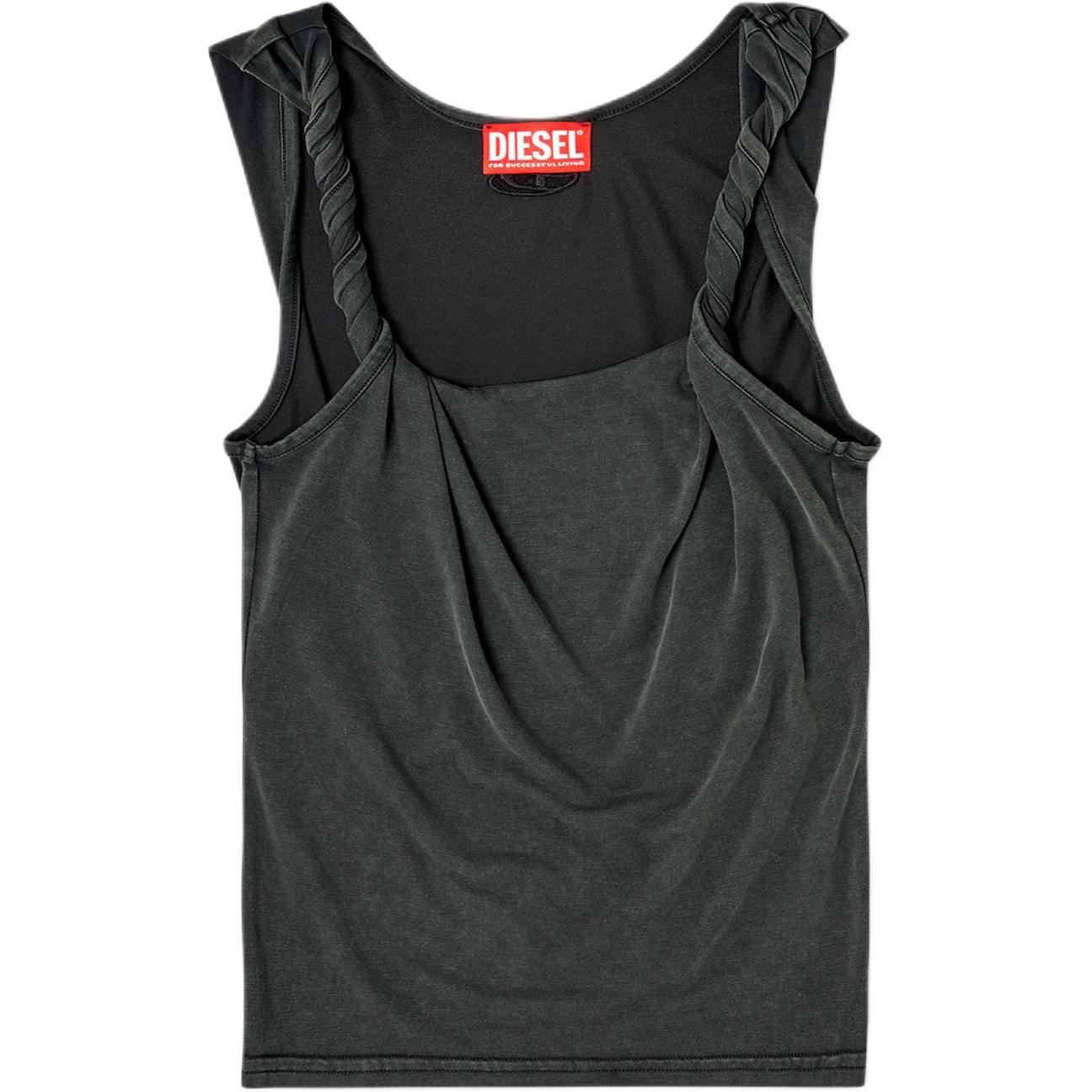 (Women) Diesel Solid Slim-Fit Twisted Tank Top A218700EPCJ900A