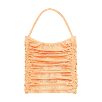 (Women) DIESEL SS23 Halterneck Slim Fit Drawstring Tank Top Orange A084680AIJI-3CM