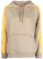 (Women) Diesel SS23 Beige Colorblock Logo Print Long Sleeve Sweatshirt A094770NEAH-7EE (Women) Diesel SS23 Beige Colorblock Logo Print Long Sleeve Sweatshirt A094770NEAH-7EE