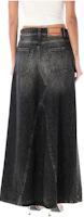 Lookbook (W) DIESEL SS24 灰色拉鍊寬鬆長款牛仔裙 高街風格 A131490JGAE02