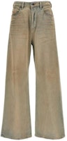 (Women) DIESEL SS24 Loose Fit Dirty Vintage Low-Waist Beige Denim Jeans. A0692609H6-001 (Women) DIESEL SS24 Loose Fit Dirty Vintage Low-Waist Beige Denim Jeans. A0692609H6-001