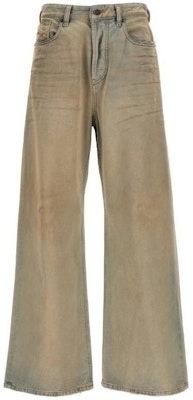 (W) ディーゼル SS24 ルーズフィット ダーティヴィンテージ ローウエスト ベージュデニムジーンズ A0692609H6-001 Order (W) ディーゼル SS24 ルーズフィット ダーティヴィンテージ ローウエスト ベージュデニムジーンズ A0692609H6-001