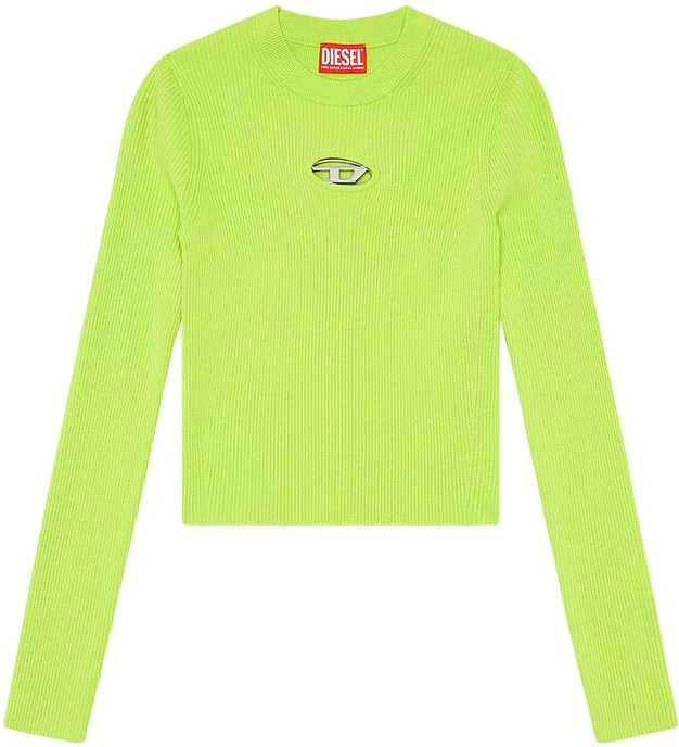 women-diesel-ss-24-slim-fit-knit-top-neon-green-with-metal-logo-cut-out-design-a123970-dlax-5-kb