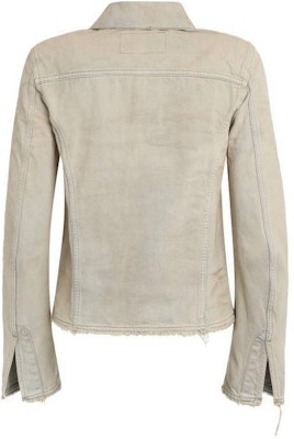 (W) DIESEL SS24 Oval-D Beige Jaket Lengan Panjang Kancing Wanita. A1144809H6001 Lookbook (W) DIESEL SS24 Oval-D Beige Jaket Lengan Panjang Kancing Wanita. A1144809H6001