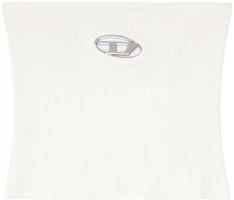 Order (Women) DIESEL SS24 Oval D Metal Logo Cutout Solid Tube Top Women White A130190DLAX-129