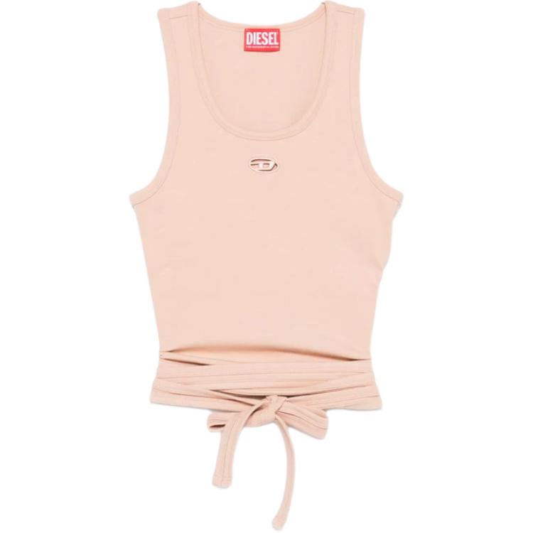 (Women) Diesel SS26 Sleeveless Lace-Up Round Neck Tank Top A210190EJAI7AW