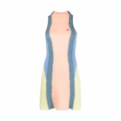 (Women) DIESEL Women’s Multi-Color Sleeveless Knit High-Neck Dress. A094550QWTK-E0213