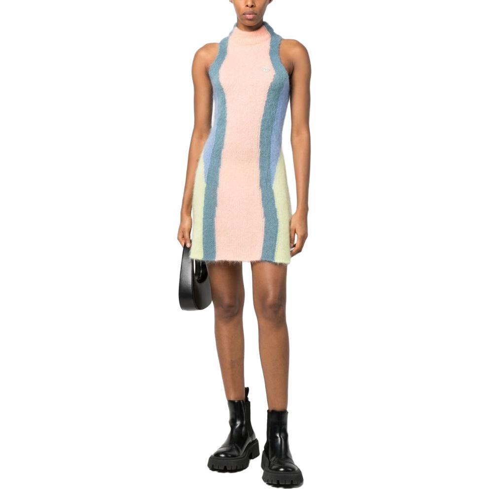 Lookbook (Women) DIESEL Women’s Multi-Color Sleeveless Knit High-Neck Dress. A094550QWTK-E0213