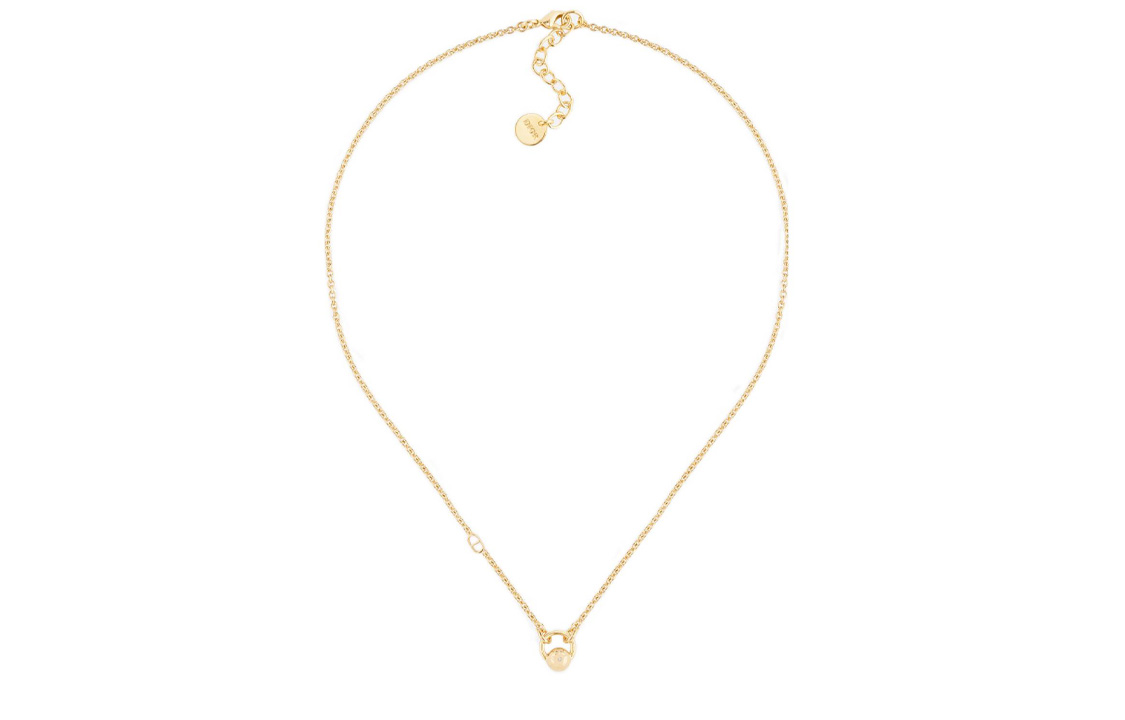 (Women) DIOR 2023 PETIT CD  Gold Necklace - Stylish & Comfortable. N1665PTCMT-D300