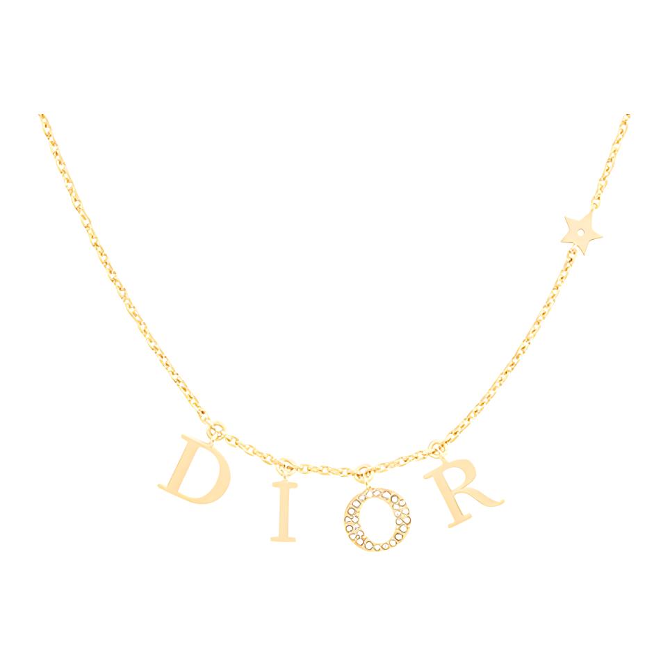 (Women) DIOR 25 Spring Evolution Gold-Plated Metal Necklace for Women N1308DVOCY-D301