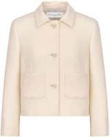 (Women) DIOR 30 Montaigne Wool Blend Single-Breasted Short Jacket Coat. 351V34A1166-X0200 (Women) DIOR 30 Montaigne Wool Blend Single-Breasted Short Jacket Coat. 351V34A1166-X0200