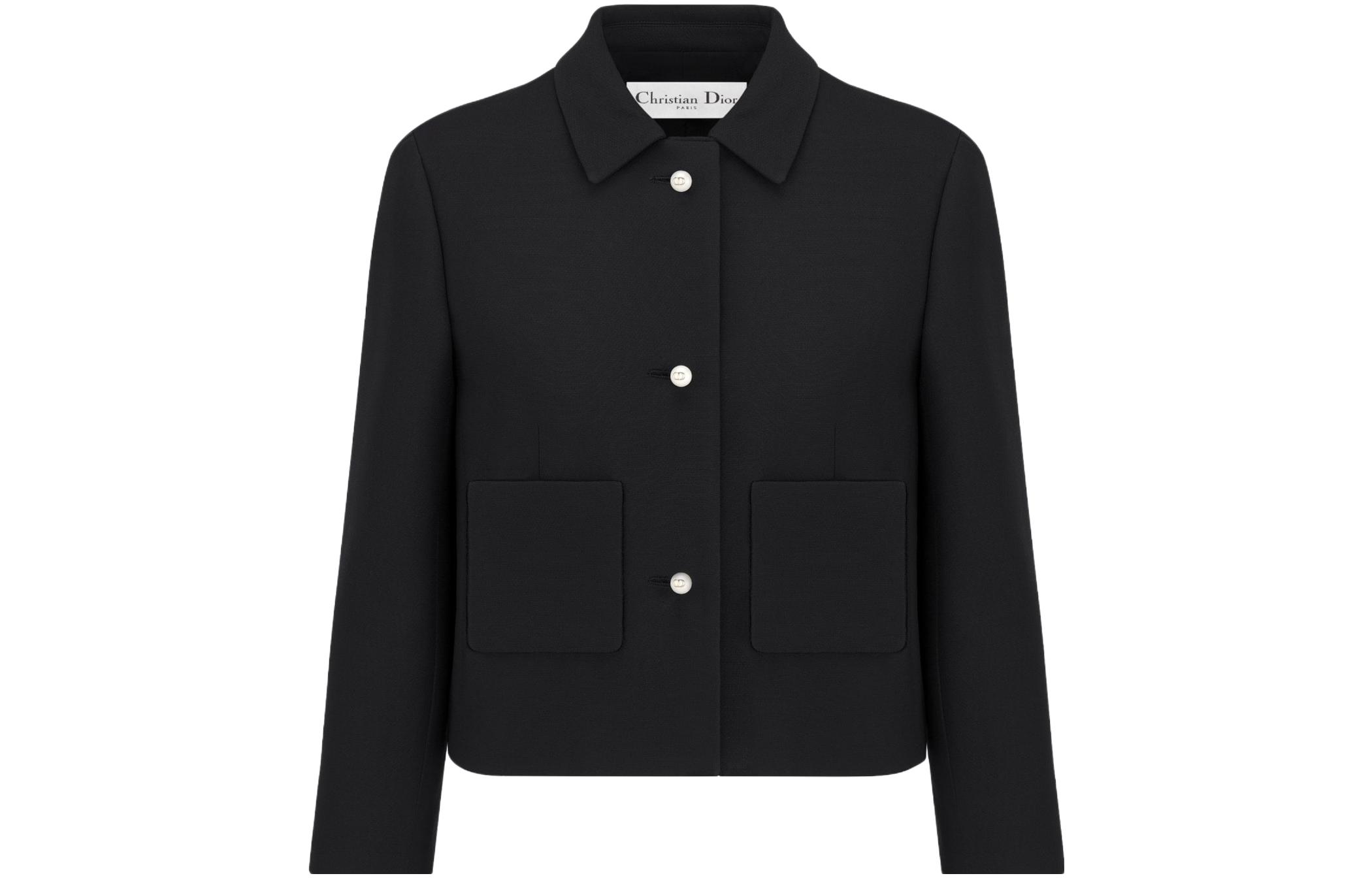 Order (Women) DIOR 30 Montaigne  Wool Blend Single-Breasted Short Jacket Coat. 351V34A1166-X0200