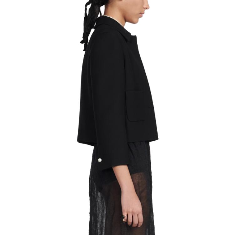 Details for (Women) DIOR 30 Montaigne  Wool Blend Single-Breasted Short Jacket Coat. 351V34A1166-X0200