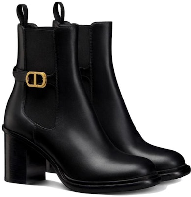 (Women) Dior 30 Montaigne Calfskin Ankle Boot 'Black Gold' KCI950VSO_S900 Order (Women) Dior 30 Montaigne Calfskin Ankle Boot 'Black Gold' KCI950VSO_S900