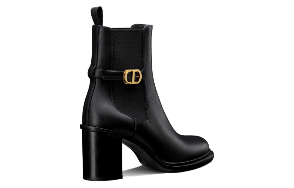 Lookbook (W) Dior 30 Montaigne Leder-Stiefelette ''Schwarz Gold'' KCI950VSO_S900