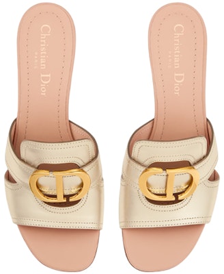 (Women) Dior 30 Montaigne Calfskin CD Logo Block Heel Slide 'Gold' KCQ270LNC_S52K Shop (Women) Dior 30 Montaigne Calfskin CD Logo Block Heel Slide 'Gold' KCQ270LNC_S52K