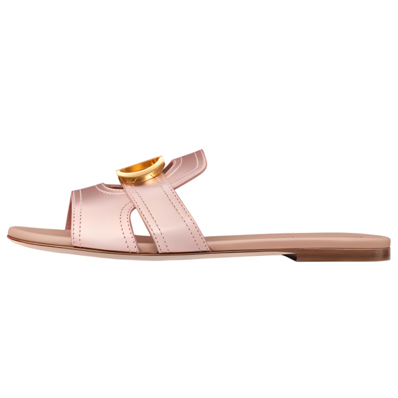 (Women) Dior 30 Montaigne Calfskin CD Logo Slide 'Pink' KCQ266LNC_S70K