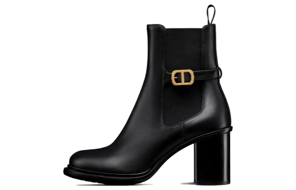 (Women) Dior 30 Montaigne Calfskin Chelsea Boots 'Black' KDI950VSO_S900
