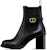 (W) But Chelsea Dior 30 Montaigne Kulit Anak Lembu 'Hitam' KDI950VSO_S900