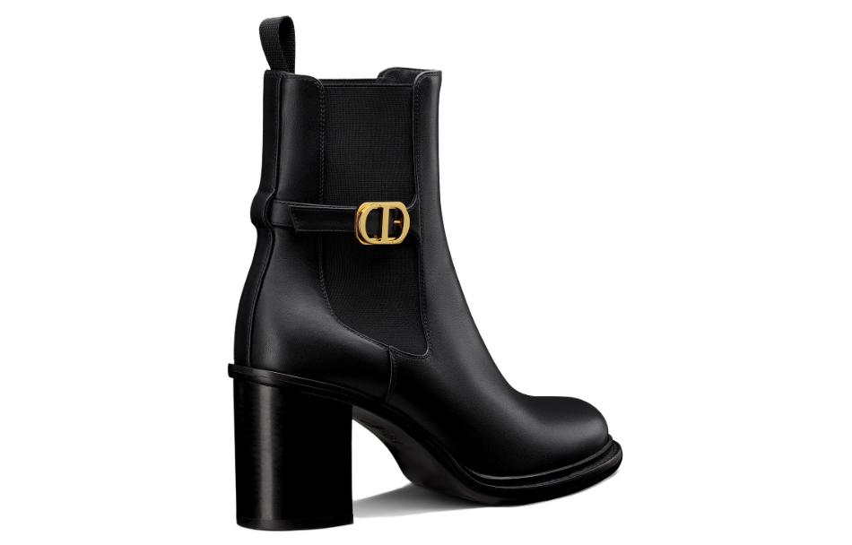Lookbook (W) Dior 30 Montaigne Chelsea Stiefeletten aus Kalbsleder ''Schwarz'' KDI950VSO_S900