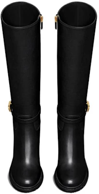 (W) Stivaletto Alto Dior 30 Montaigne in Pelle Nera e Oro KCI951VSO_S900 Lookbook (W) Stivaletto Alto Dior 30 Montaigne in Pelle Nera e Oro KCI951VSO_S900