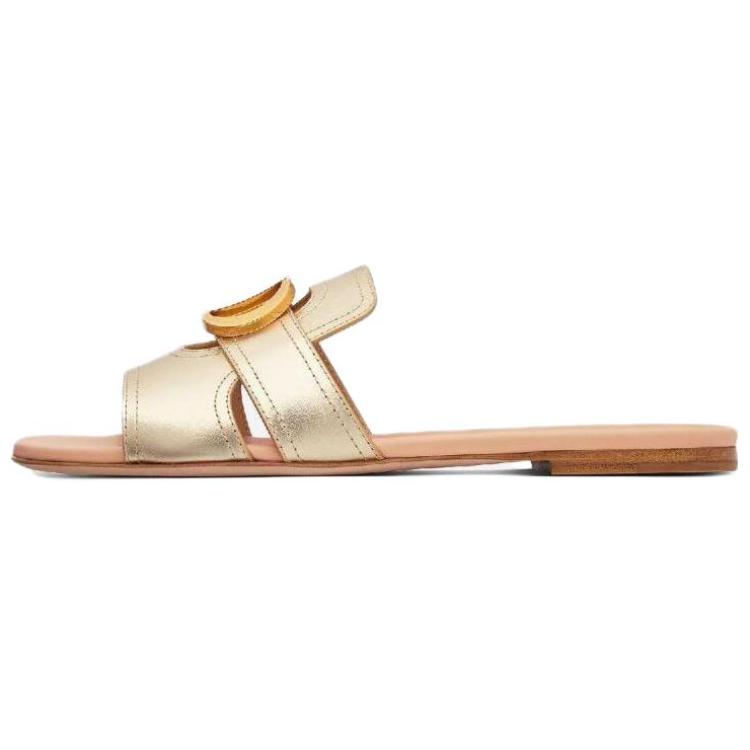 Buy (W) Dior 30 Montaigne Mule en Cuir ''Logo CD Platine'' KCQ266LNC_S52K
