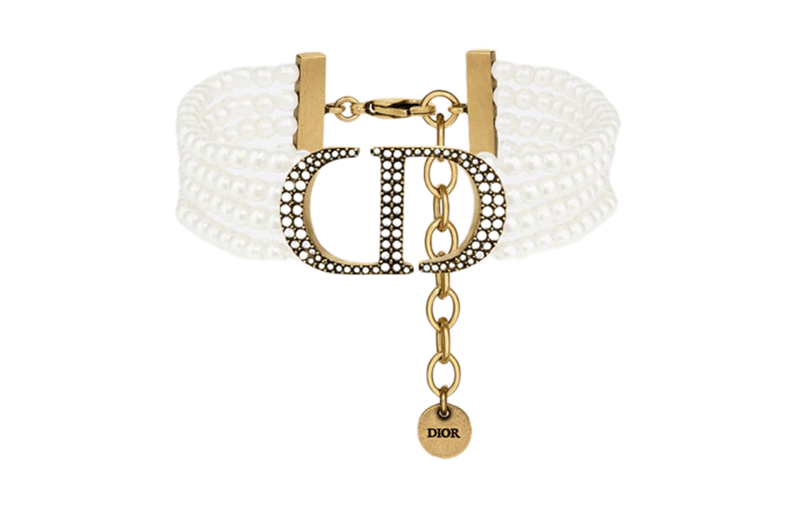 (Women) Dior 30 Montaigne CD Metal Pearl Bracelet for Women. B1429MTGCY-D908 圖 2