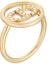 Order (Women) DIOR 30 Montaigne Classic CD Logo Metal Ring for Women - Gold. R1514WOMRS-D301