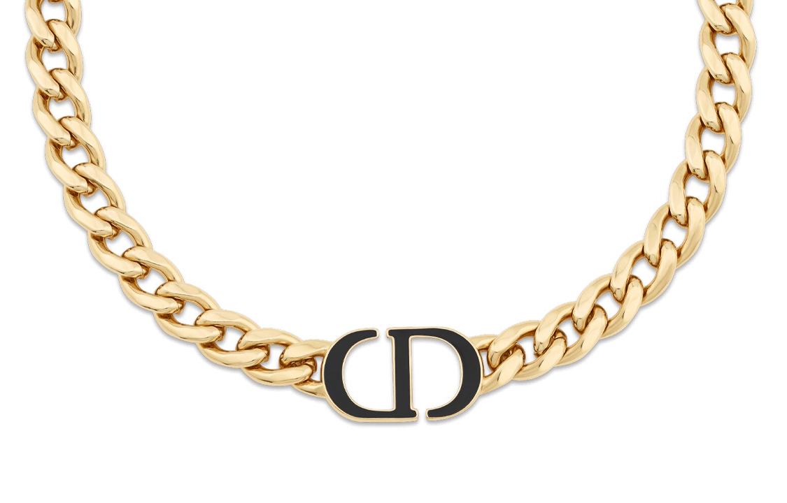 (Women) Dior 30 Montaigne Gold/Black  Necklace - Elegant Fashion Statement. N1713MTGLQ_D307 圖 2