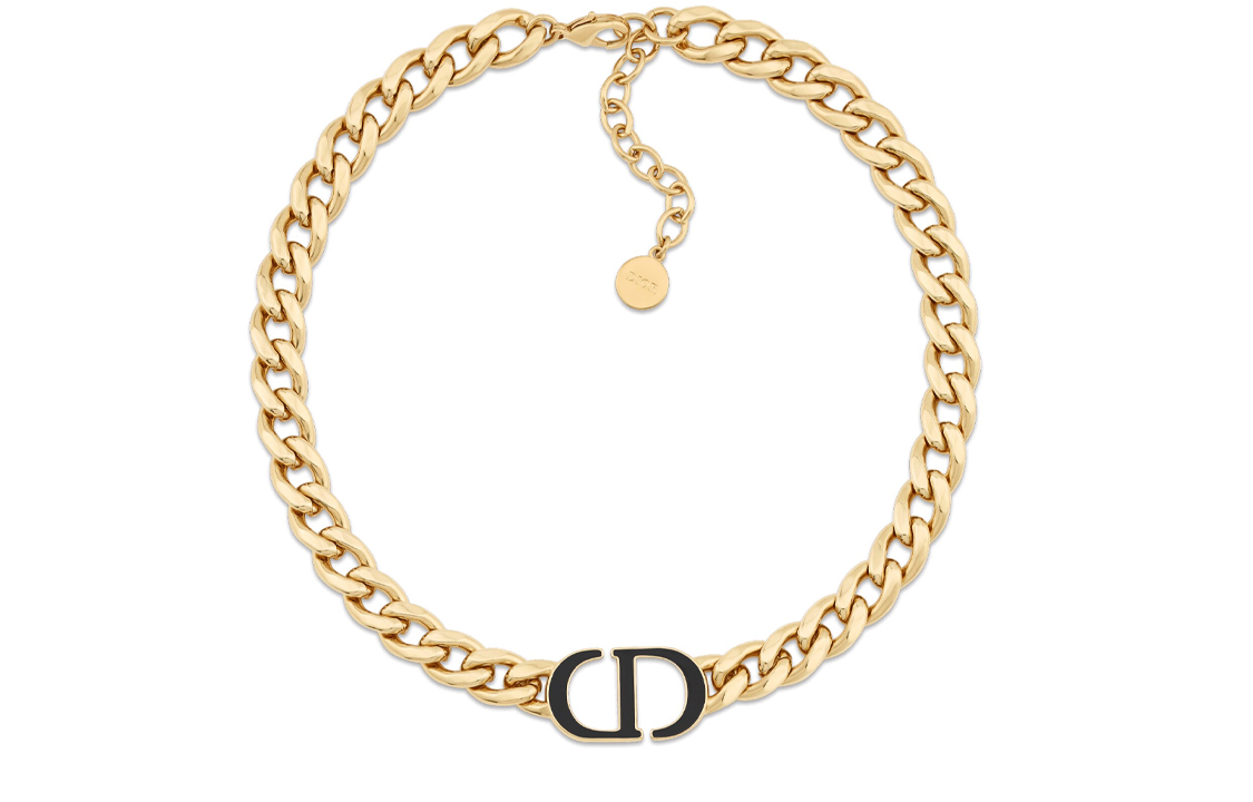 (Women) Dior 30 Montaigne Gold/Black  Necklace - Elegant Fashion Statement. N1713MTGLQ_D307 圖 3