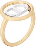 (Women) Dior 30 Montaigne Gold Women’s Ring with Metal CD Logo Accent R1514WOMMT-D327 (Women) Dior 30 Montaigne Gold Women’s Ring with Metal CD Logo Accent R1514WOMMT-D327