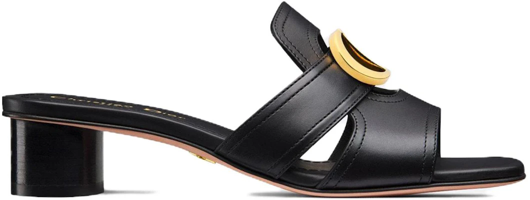 (Women) Dior 30 Montaigne Leather Slide 'Black' KCQ883VEA_S900 Order (Women) Dior 30 Montaigne Leather Slide 'Black' KCQ883VEA_S900