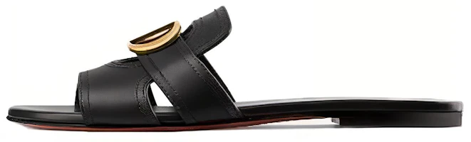 (Women) Dior 30 Montaigne Leather Slide 'Rue de Montaigne' KCQ266VEA_S900 (Women) Dior 30 Montaigne Leather Slide 'Rue de Montaigne' KCQ266VEA_S900