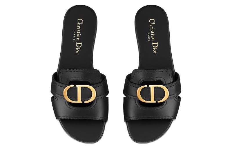Shop (W) Dior 30 Montaigne Sandal Kulit 'Rue de Montaigne' KCQ266VEA_S900