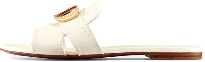 (Women) Dior 30 Montaigne Leather Slide 'White' KCQ266VEA_S03W (Women) Dior 30 Montaigne Leather Slide 'White' KCQ266VEA_S03W