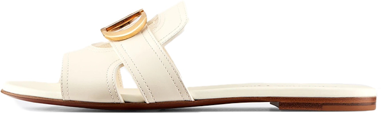 (Women) Dior 30 Montaigne Leather Slide 'White' KCQ266VEA_S03W Buy (Women) Dior 30 Montaigne Leather Slide 'White' KCQ266VEA_S03W