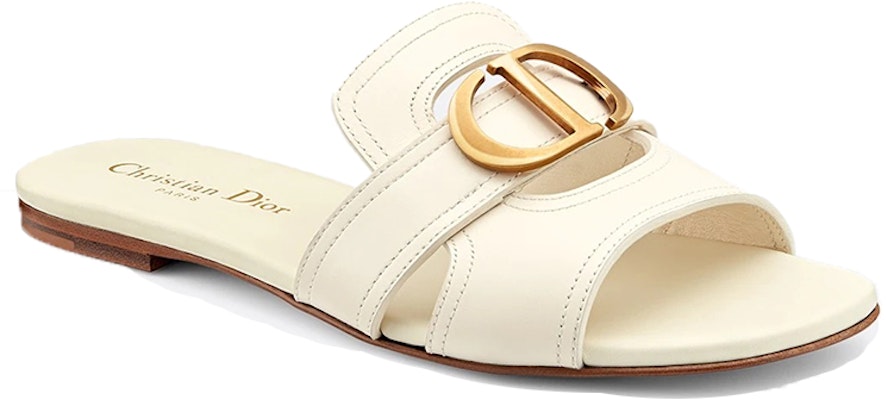 (W) Dior 30 Montaigne Sandal Kulit 'Putih' KCQ266VEA_S03W Lookbook (W) Dior 30 Montaigne Sandal Kulit 'Putih' KCQ266VEA_S03W