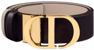 Lookbook (W) DIOR 30 Montaigne 女士黑色皮革腰帶 字母扣款 - 3.5CM 寬 B0179UWGA-M64E