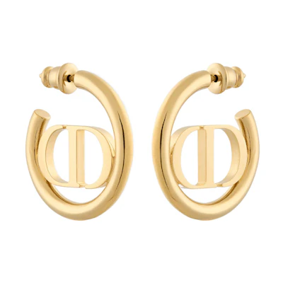 (Women) DIOR 30 Montaigne Metal Earrings for Women - Elegant & Fashionable. E2050WOMMT-D300