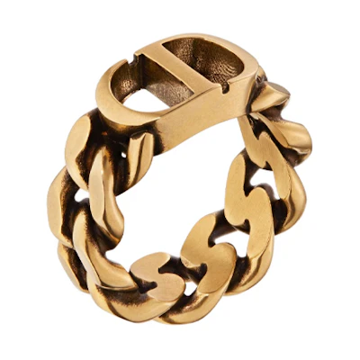 (Women) Dior 30 Montaigne Ring Vintage Gold Plated R0939MTGMT-D907