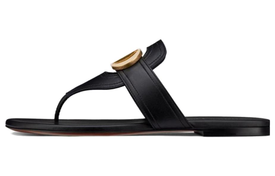 (Women) Dior 30 Montaigne Slide 'Black' KCQ386VEA_S900