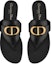 Shop (W) Dior 30 Montaigne Selipar 'Hitam' KCQ386VEA_S900