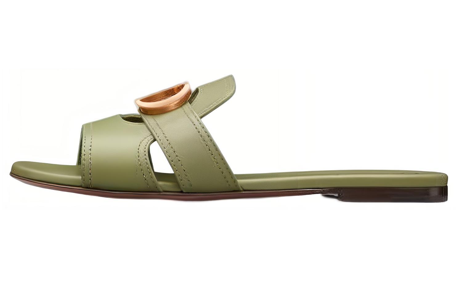 (Women) Dior 30 Montaigne Slide 'Green' KCQ266VEA_S63H
